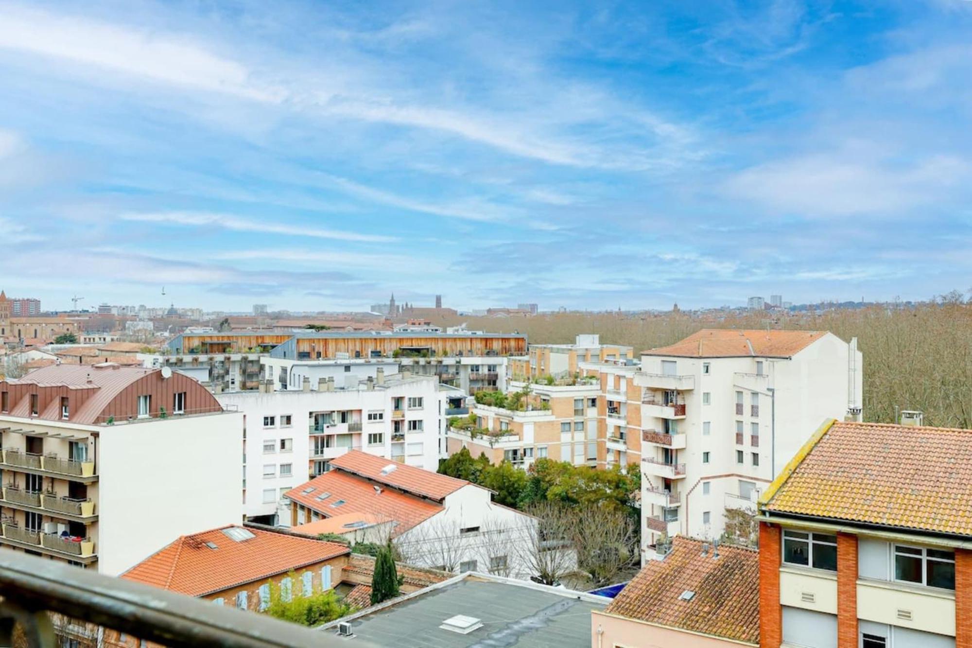 Fac 6 Vue Garonne - Tram- Parking Apartment Toulouse Bagian luar foto