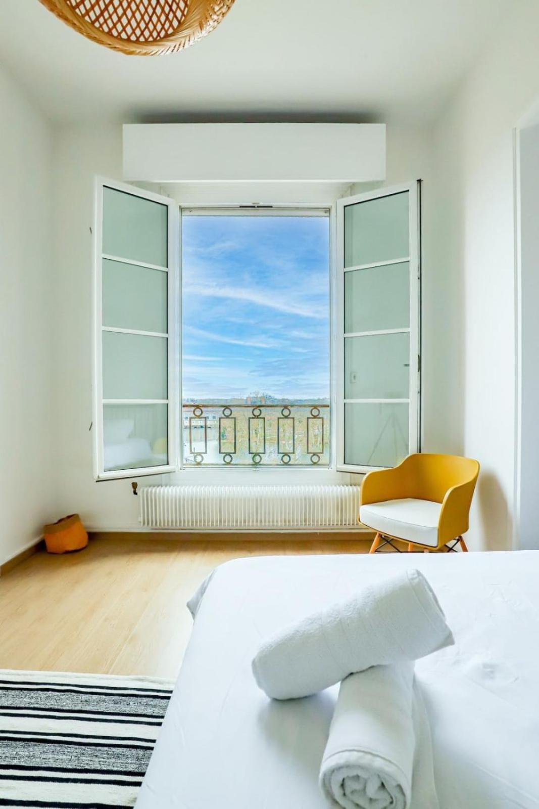 Fac 6 Vue Garonne - Tram- Parking Apartment Toulouse Bagian luar foto