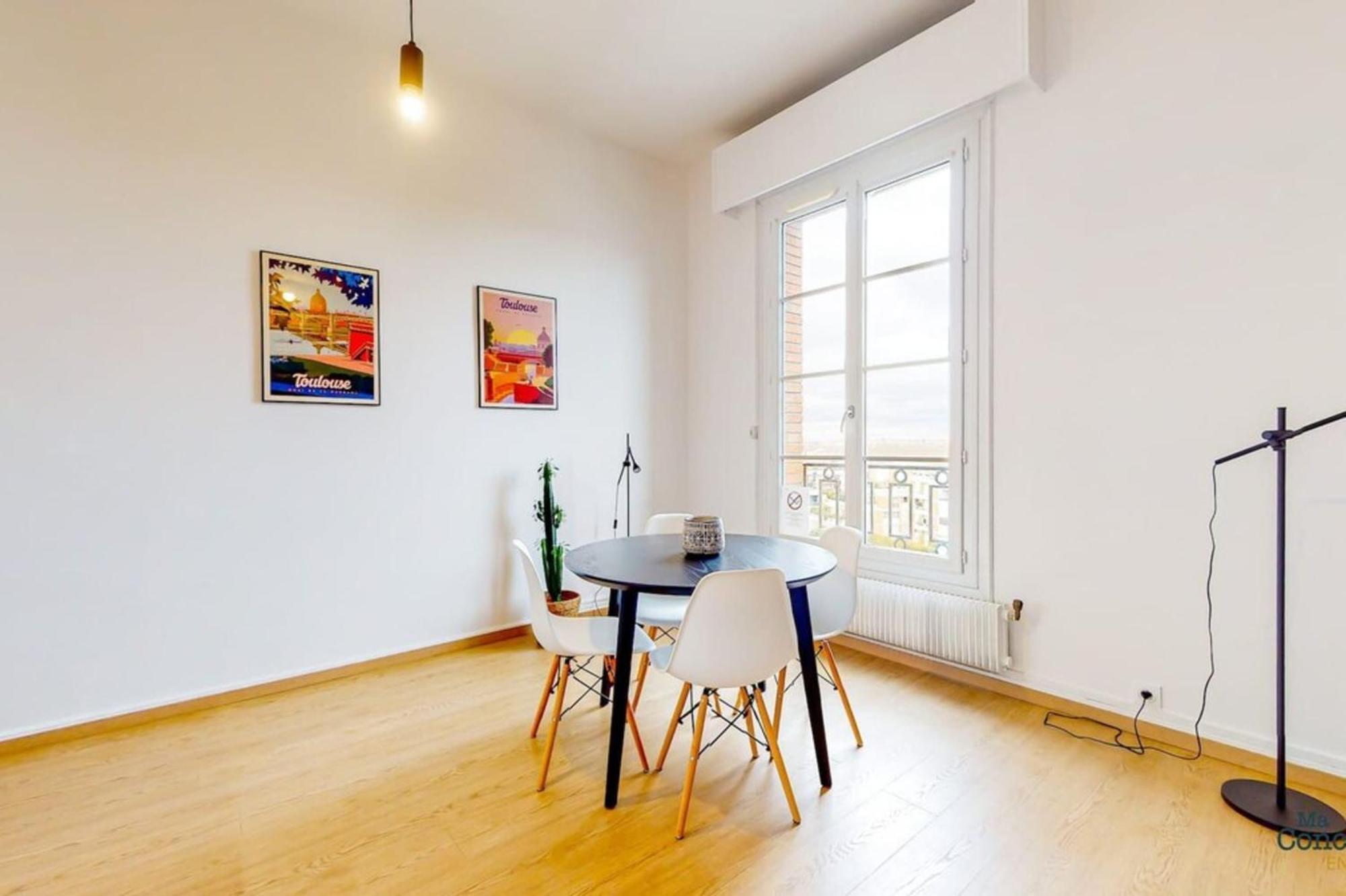 Fac 6 Vue Garonne - Tram- Parking Apartment Toulouse Bagian luar foto