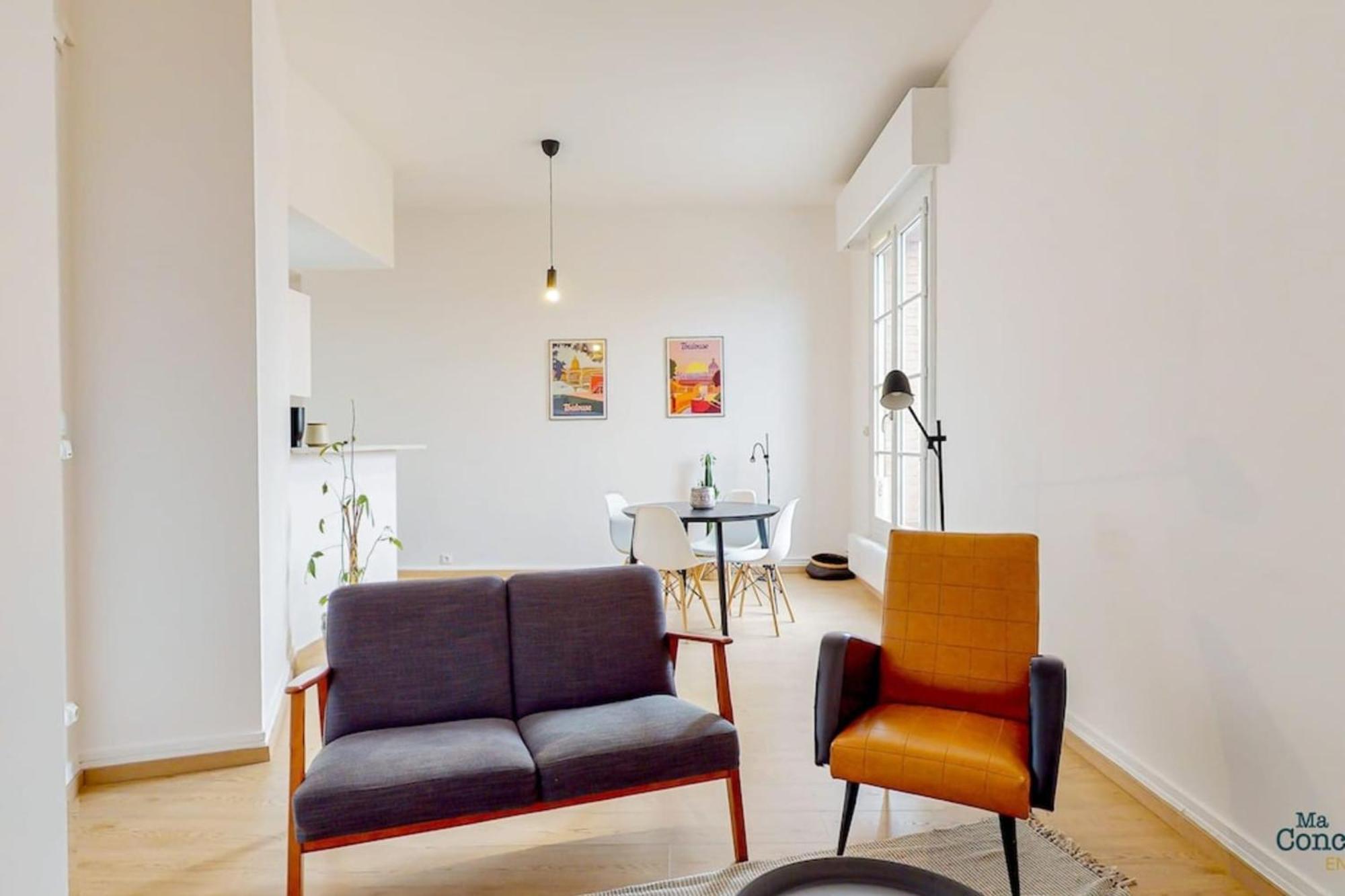 Fac 6 Vue Garonne - Tram- Parking Apartment Toulouse Bagian luar foto