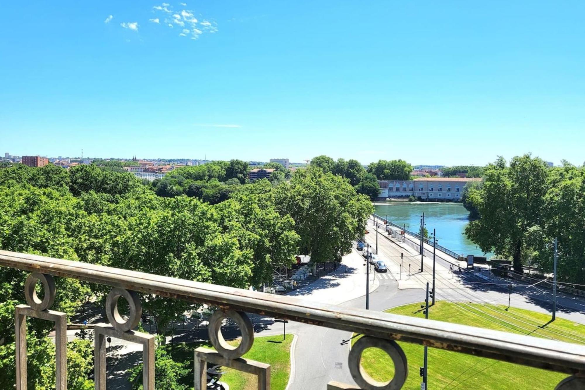 Fac 6 Vue Garonne - Tram- Parking Apartment Toulouse Bagian luar foto