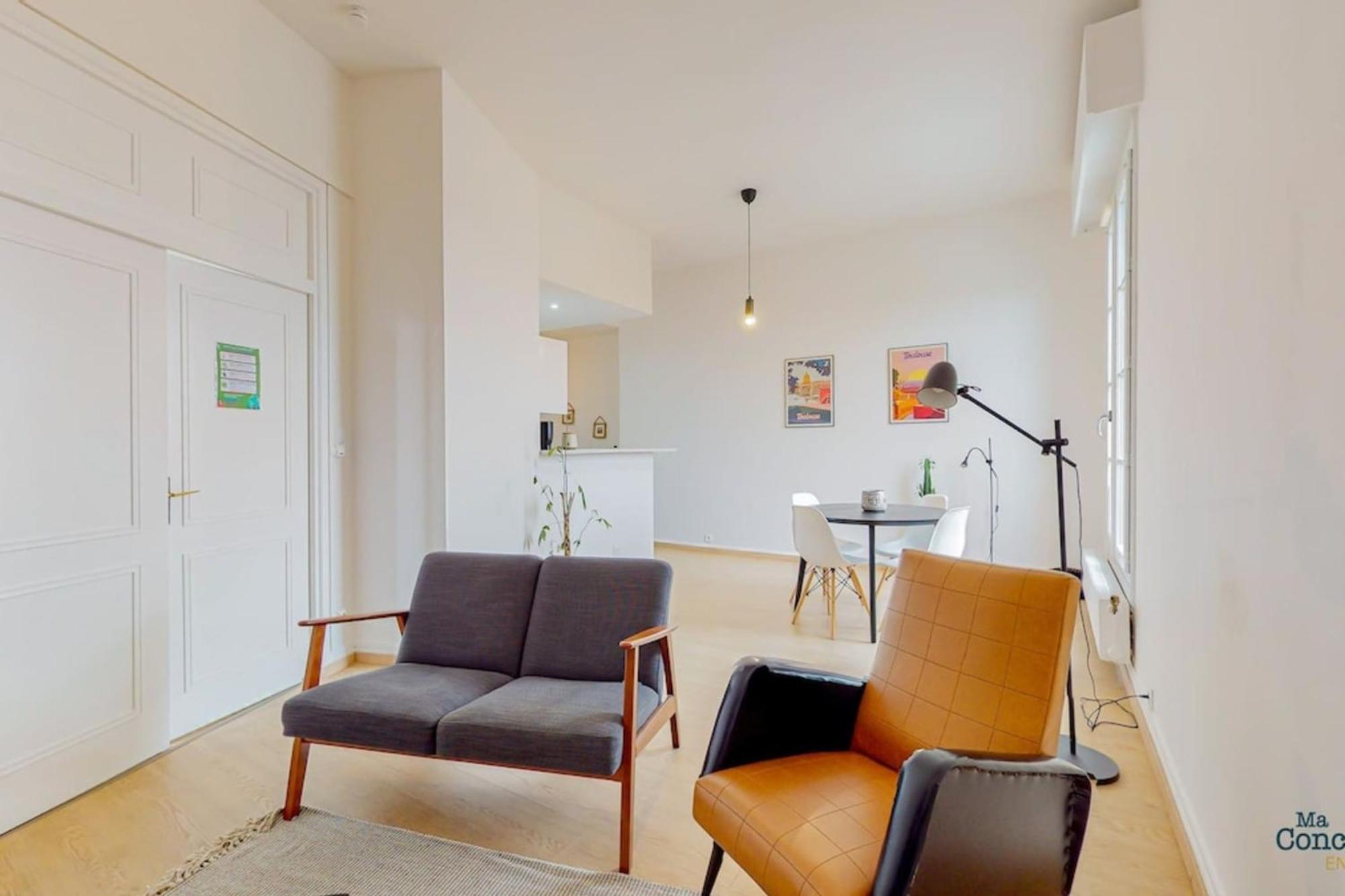 Fac 6 Vue Garonne - Tram- Parking Apartment Toulouse Bagian luar foto